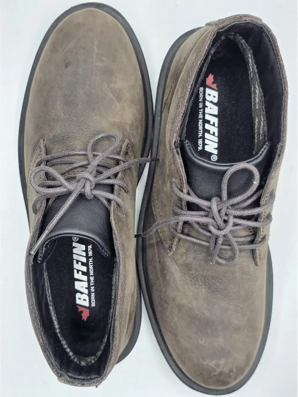 Baffin Mojave Wild-M002 Men’s Chukka Boots Brown Leather Size 7.5 Waterproof